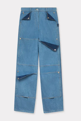 KENZO 牛仔裤女  FF52DP2306B4-DB .