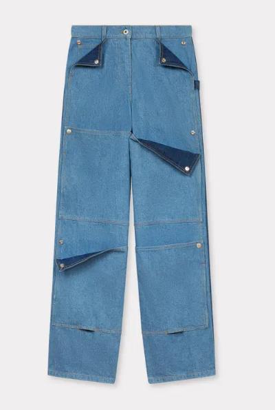 KENZO 牛仔裤女  FF52DP2306B4-DB . 商品图0