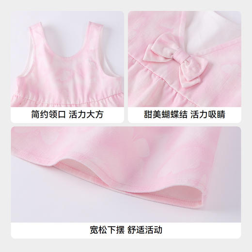 【实体店同款】女童无袖连衣裙秋季新款安奈儿童装XG533200 商品图4