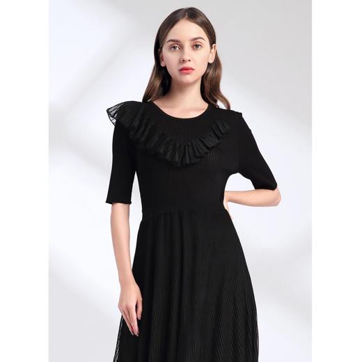 S1M1裘堤婼JETEZO	设计感显瘦针织连衣裙	BA3201E1 商品图4