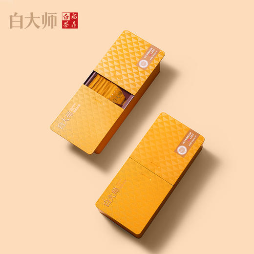 白大师白茶茶叶礼盒正宗福鼎白茶2021年陈皮白茶饼干茶老白茶210g 商品图2