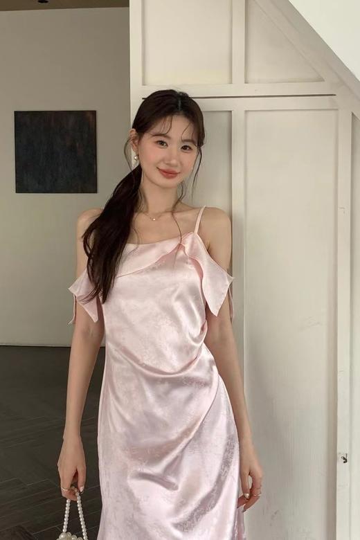 SIA SAYLOR 纯欲垂感吊带连衣裙 20884 商品图4