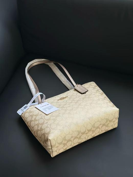 代工厂寇驰拉链款进口珠光老花公文包妈咪包 商品图10