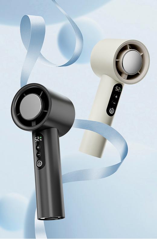 超给力💥颜值和凉爽一起拿捏，吹跑你的热烦恼🍃【积米手持高速冷敷小风扇】 ❤️开启夏日降温新体验，大风+冷敷，👏夏日双重降温更凉快 超导冰瓷 商品图0