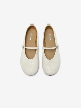 【云粉节】 【拔佳】BF楼Bata羊皮书单鞋女2025秋款百搭浅口软底单鞋53968CQ5      吊牌价859活动价569