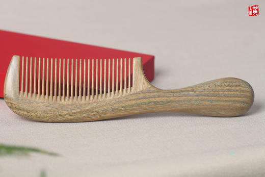 绿檀木梳【檀韵】 商品图3