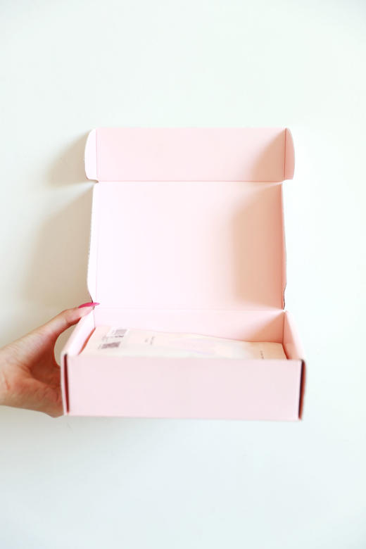 粉粉的原盒，一盒三条入。侧边金标内档全棉无痕内衣内裤C070358 商品图10