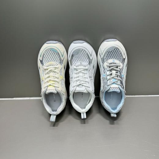 真皮网面透气老爹鞋！女2025夏季新款轻便厚底时尚百搭休闲运动鞋 商品图1