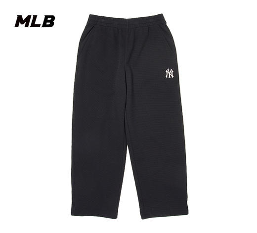 【S/L断码服】【微瑕，如无货做退款处理】MLB男女同款简约小标24秋冬新款针织长裤3APTB1146 商品图0