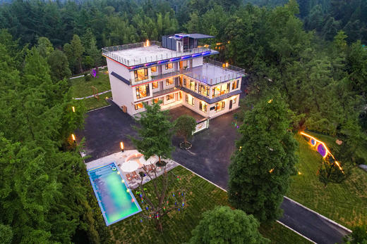 【都江堰·574号院】6房/8房/11房泳池/温泉私汤院子，台球，超大草坪，都江堰，团建优选，临溪玩水slxs 商品图3