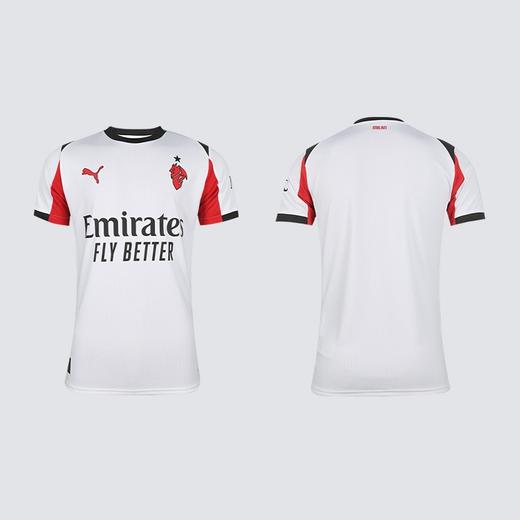 小李子PUMA彪马25-26赛季AC米兰客场球迷版短袖比赛球衣足球服779971 02 商品图4