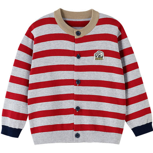 【实体店同款】男童针织开衫秋季新款安奈儿童装XB534110 商品图7