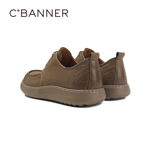 千百度透气休闲皮鞋工装鞋男鞋A25411513 商品图3