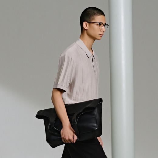 GXG男装 立体条纹提花polo夏热卖G24X242032 商品图2