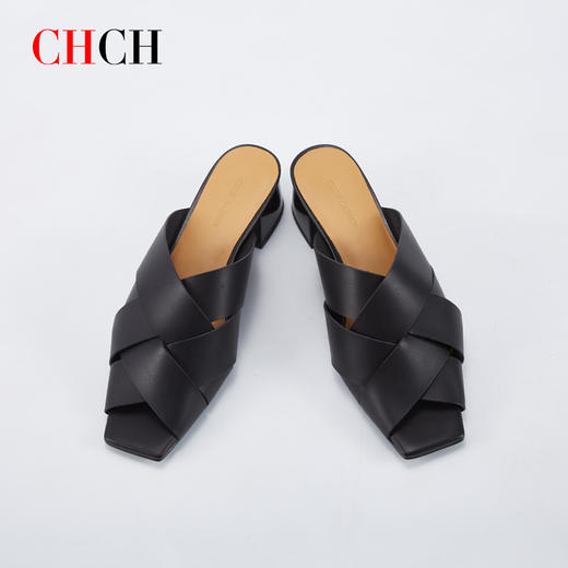 CHCH牛皮编织休闲女凉鞋CN1B1081【无运费险】 商品图0