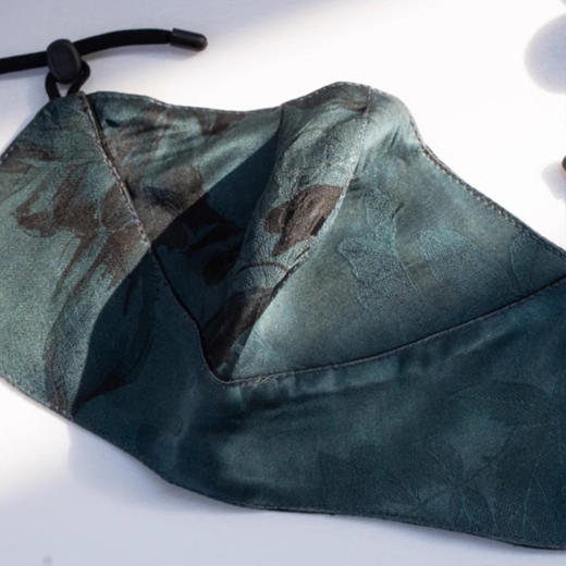 裁缝学苑AQ496香云纱口罩纸样女装新款百搭桑蚕丝面罩样板图纸 商品图2