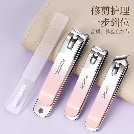 指甲钳套装不锈钢指甲刀套装指甲剪修甲工具美甲套装 商品图1