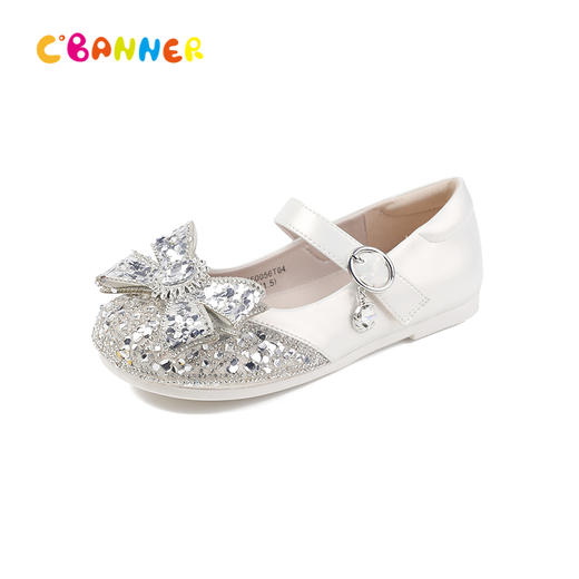 千百度梦幻配色闪钻饰扣童鞋A25450056 商品图0