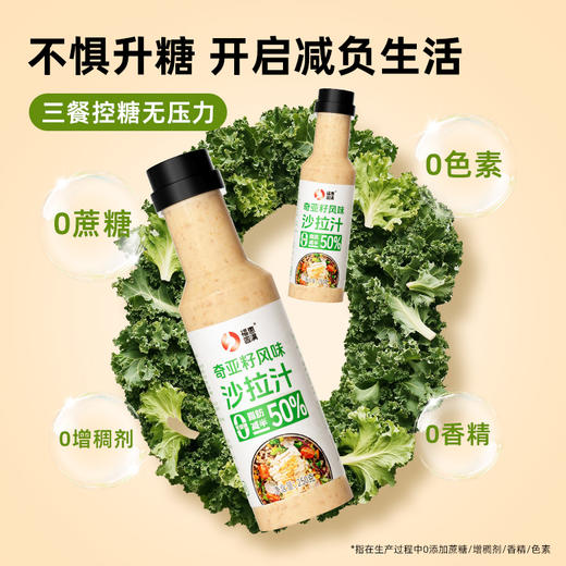 奇亚籽沙拉汁蔬菜低减水果专用脂肪大拌菜汁肥轻食蘸料 商品图4