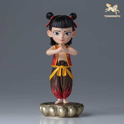 铜师傅《哪吒之魔童闹海》正版授权 灵珠版哪吒 潮玩铜摆件周边 商品图3