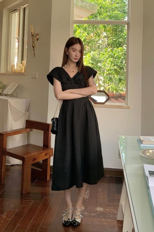 ELLA JADE 优雅气质蝴蝶结连衣裙 20862 商品图0