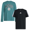 Adidas阿迪达斯男孩运动T短袖+长袖2件套只要￥245直邮到手 商品缩略图8