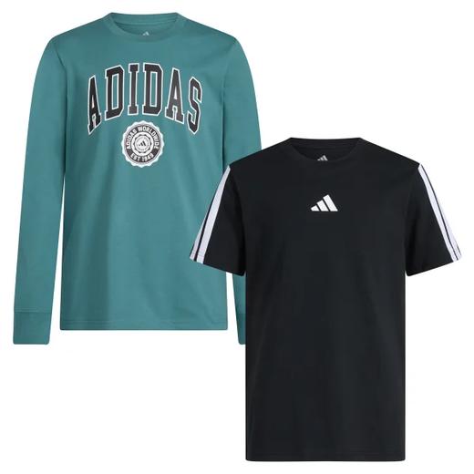 Adidas阿迪达斯男孩运动T短袖+长袖2件套只要￥245直邮到手 商品图8