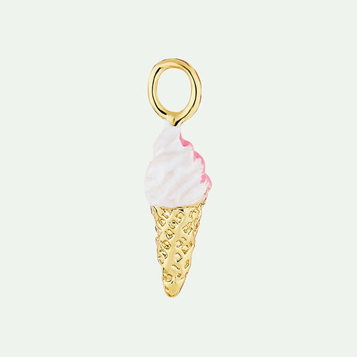 在途4周到｜Les Nereides-Italian Gelato charm-双色冰淇淋 吊坠［法国设计师］ 商品图2
