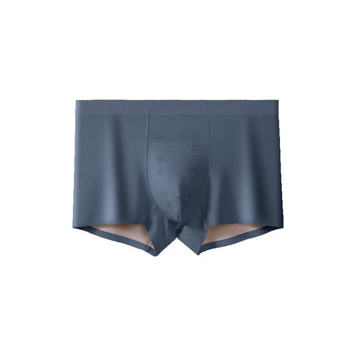 【超值3条装❗负离子康养裤】凉感无痕零束缚，托玛琳凸点按摩，负离子清新优氧仓，单向导湿透气排汗，7A级抑jun枸杞男士内裤中腰平角裤内裤QQ 商品图6