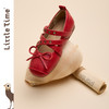 littletime女童公主鞋2025春夏新皮鞋儿童闪粉紫金芭蕾鞋礼服单鞋 商品缩略图4