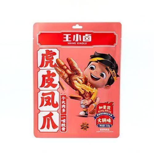王小卤虎皮凤爪（火锅味）210g/袋（B3-03-04） 商品图0