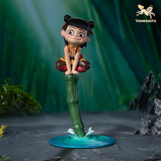 铜师傅《哪吒之魔童闹海》正版授权 可爱哪吒 潮玩手办铜摆件周边 商品图0