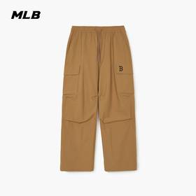 【XS/S/M断码服】【微瑕，如无货做退款处理】MLB男女款情侣大口袋抽绳工装裤休闲梭织阔腿裤24FW新款3FWPB0544