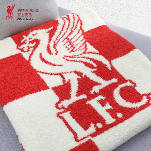 【官方正版】利物浦俱乐部 | 红白格子毛毯午休舒适空调毯球迷周边 商品图2