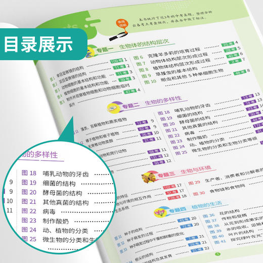 2025秋 实验班·识图秒记  生物学  初中 商品图1