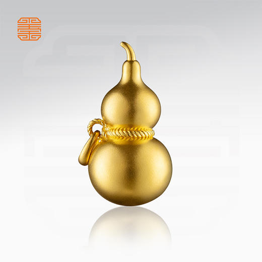 玺匠金铺《足金古法葫芦》足金9999黄金吊坠 吉祥饰品挂件 商品图2