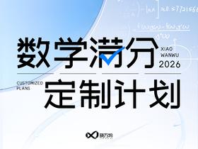 数学 · 满分定制计划
