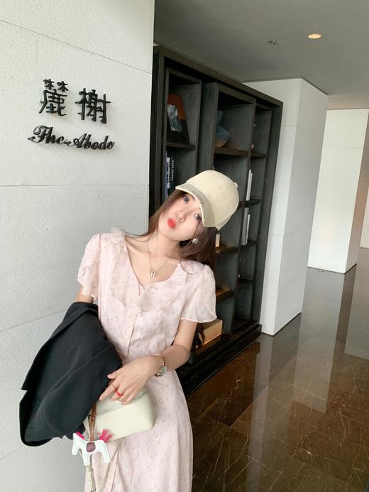 <曾小咸推荐>【花季少女】系扣碎花长裙 商品图11