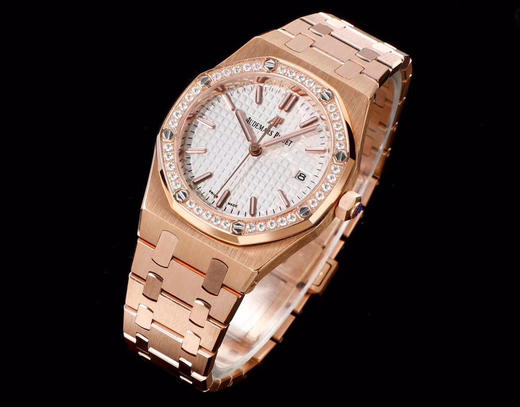 Noob official➕新女款AP 爱彼皇家橡树系列77350 77351型号机械腕表！直径34mm。搭载Calibre 5800自动上链机芯，采用该款式特别设计的玫瑰金自动摆陀（零故障）‼️‼️ 商品图2