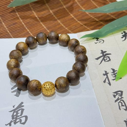 【天然绿棋楠沉香手串-个性款】众香之魁 木中舍利｜品质严选 产地直发 商品图5