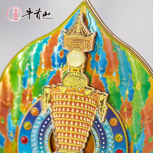 牛首山文创舍利大塔银箔发光磁吸冰箱贴创意南京旅游纪念品礼物 商品图3