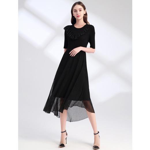 S1M1裘堤婼JETEZO	设计感显瘦针织连衣裙	BA3201E1 商品图3