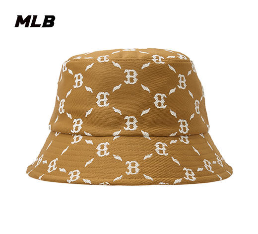 【57H/59H断码帽】【微瑕，如无货做退款处理】MLB24秋冬新款老花系列标准平顶渔夫帽3AHTM024N 商品图2