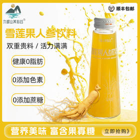 【顺丰包邮】九峰山养心谷雪莲果人参饮料大餐救星果汁果饮健康送礼佳品