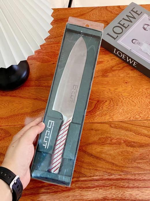 💥149💰拿下亚马逊同款1700+！【日式7寸大三德厨刀】 ?进口日本钢材 ?仅159g重，超轻盈好上手 ?耐磨耐用，不易生锈，不用经常磨刀 商品图7