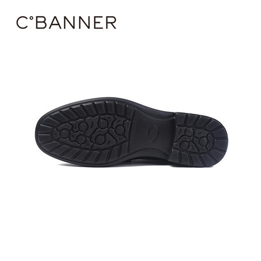 千百度商务正装便捷一脚蹬皮鞋商务正装男鞋A25450164 商品图3