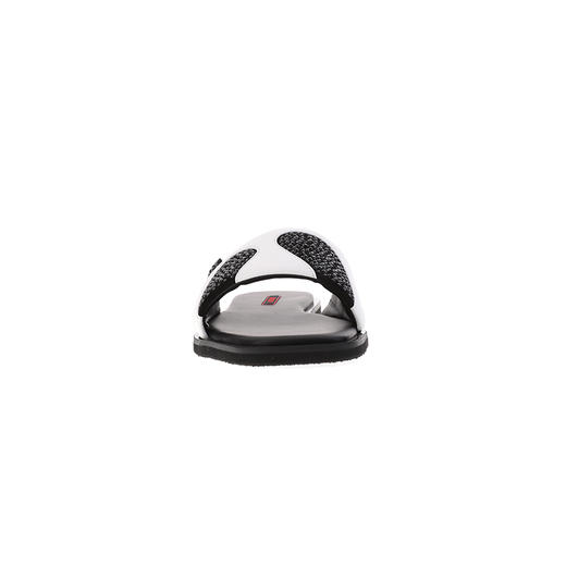 sheme国宝小白系列水晶熊猫皮料拼接独特可爱女士拖鞋可定制 商品图2