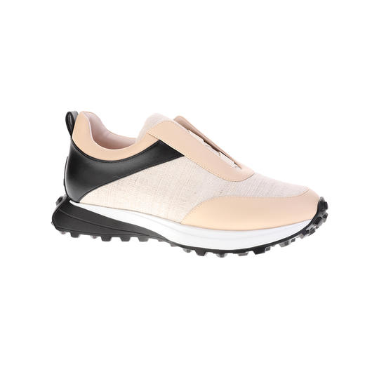 sheme天然火草绒环保苹果皮一脚蹬拼接撞色女士运动鞋可定制 商品图4