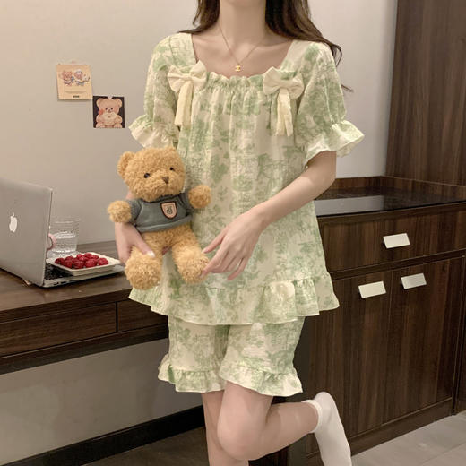 【GZ】无忧购云朵棉可拆卸胸垫睡衣家居服两件套6978（截单后3-5天发货) 商品图11