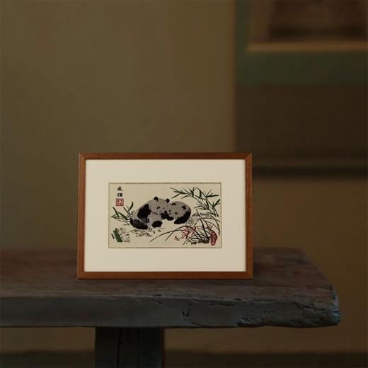 蜀锦小座屏-友谊 商品图0